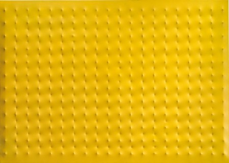 Enrico Castellani, Superficie Gialla no. 2, 1964