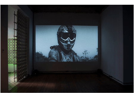 Luiz, Roque, The New Monument, 2013, installation view, PIPA Prize 2014