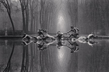 Michael Kenna, Chariot of Apollo, Study 1, Versailles, 1988