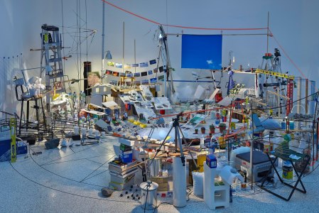 Sarah Sze, installation view at the Venice Biennale 2013