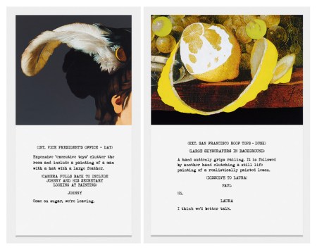 John Baldessari, Come on Sugar and A Hand Suddenly Grips Railing, 2014