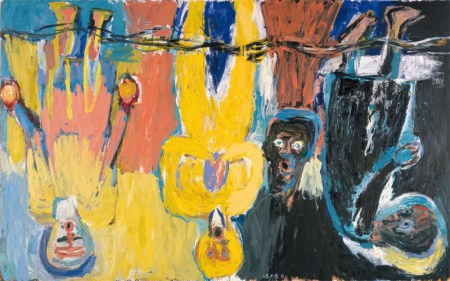 Der Brückechor [The Brücke Chorus] 1983 Oil on canvas, Courtesy of Saatchi Gallery.