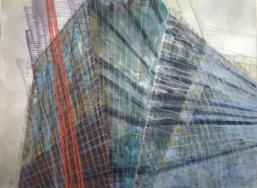 Luke M Walke, Metastructure V (Ch, Changes) Painting, 29.9 H x 39.8 W x 2.4 in