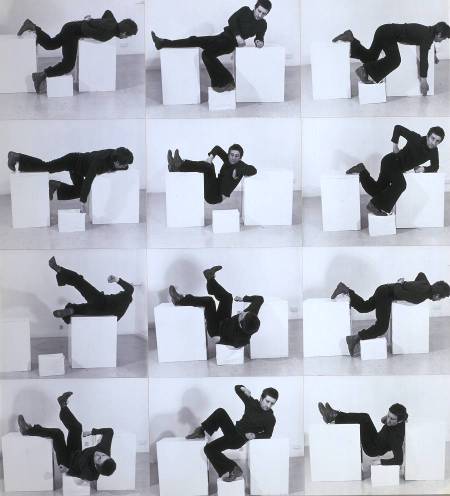 Pose Work for Plinths 3 1971 by Bruce McLean born 1944