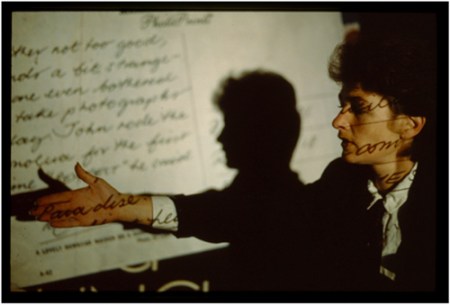 Monica Ross, Like Gold in the Furnace, Tape-slide work, 1987-1988. Photo credit Bernard G. Mills