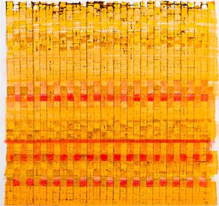 Brion Gysin, Untitled, Ink on paper, 108 x 102 cm.