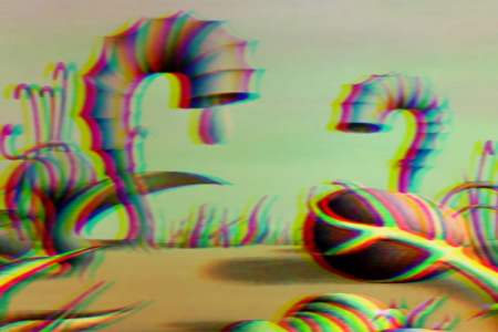 Salvatore Arancio, And These Crystals Are Just Like Globes of Light, 2016, video still. Tenderpixel.