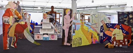 Lubaina Himid - Fashionable Marriage installation, Tate Liverpool